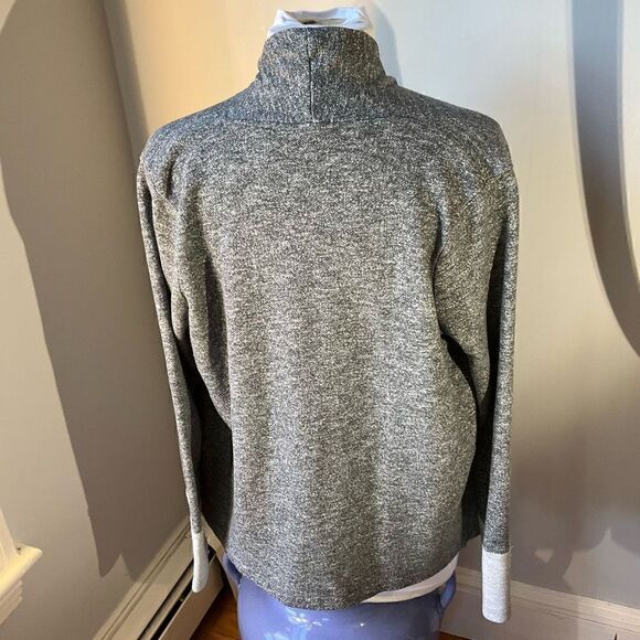 Cyrus Open Waterfall Lyn Sweater, M. Heather Grey - Picture 11 of 11